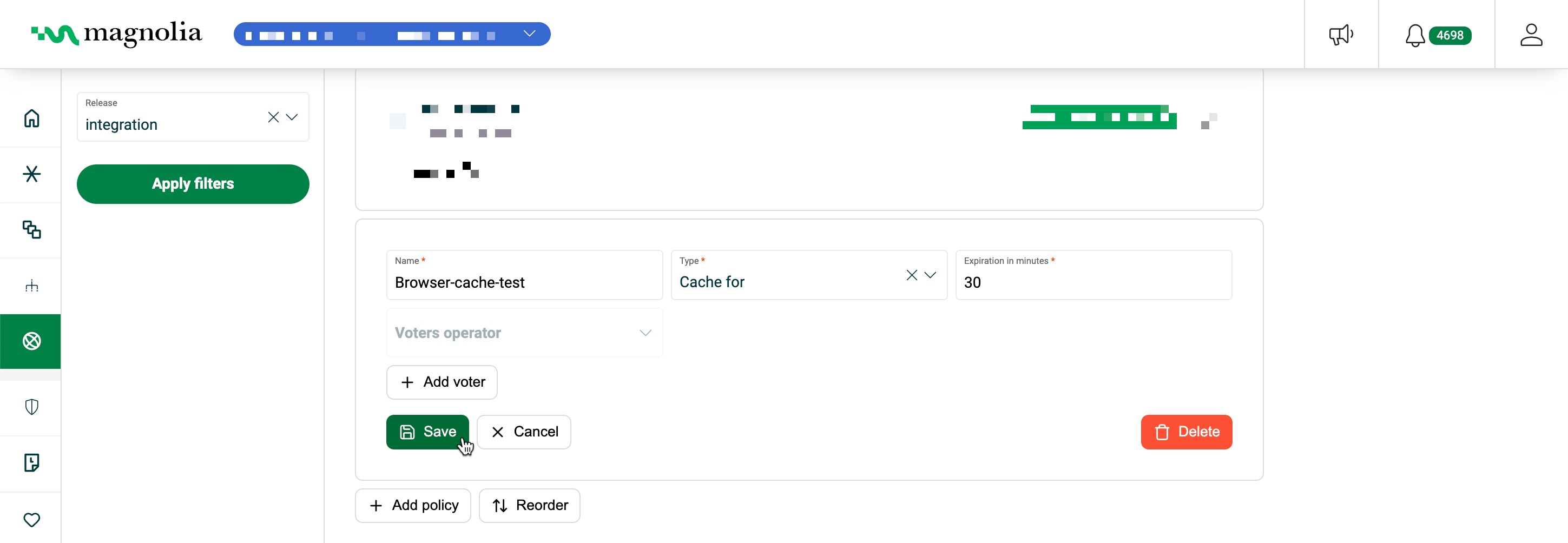 Browser cache rule anatomy